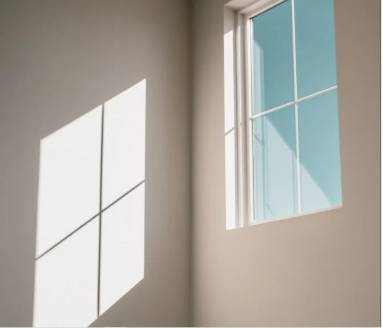 Professional window cleaning kit including a bucket, squeegee, microfiber sleeves, and specialized streak-free cleaning solutions by SUDS Window & Eaves Cleaning.