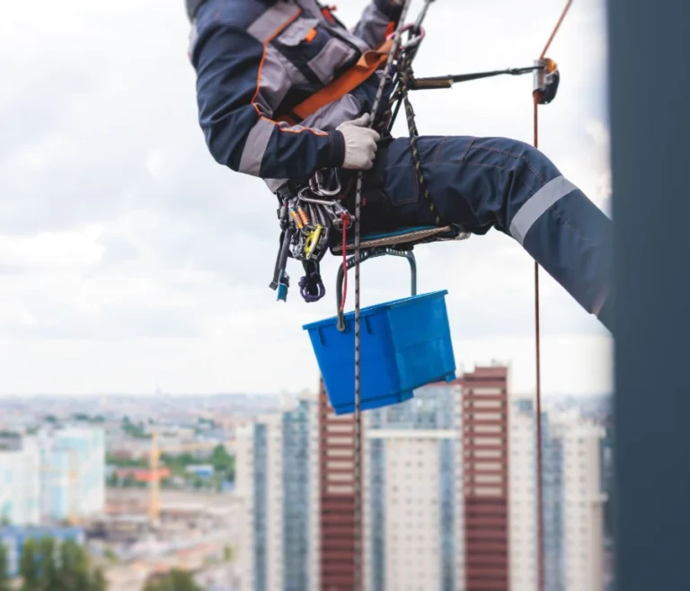 Professional exterior cleaning services being performed on a property in Toronto.